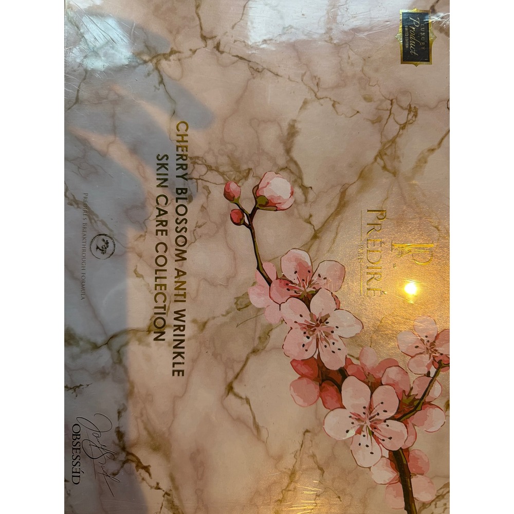 PREDIRE Paris Cherry Blossom Anti Wrinkle Skin Care Collection Luxury Set